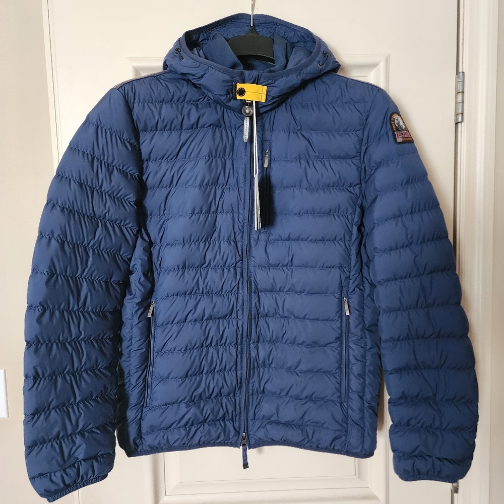 Men's Parajampers Blue Puffer Jacket, Pre-owned, Blue, Size XL